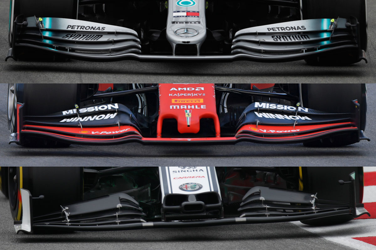 2019年F1マシン | 各チームのフロントウイングへのアプローチ