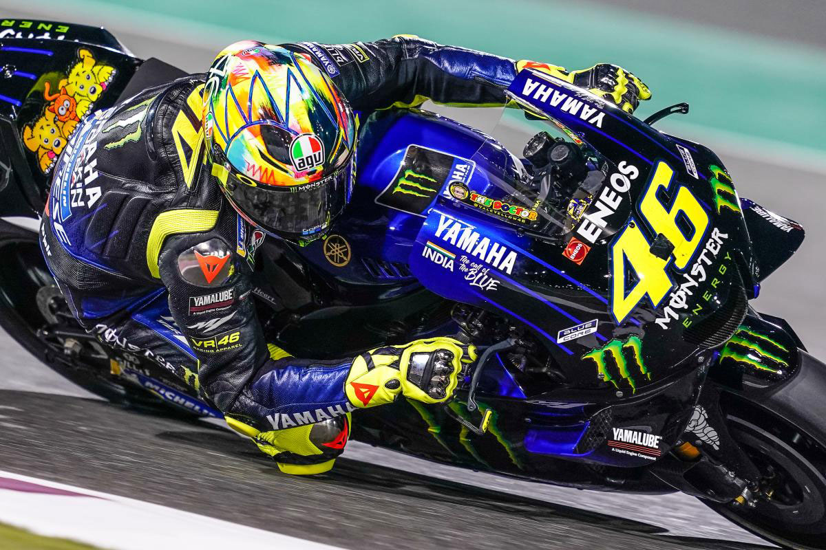 MotoGP | カタールGP FP1：バレンティーノ・ロッシがトップ発進