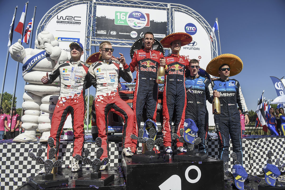 WRC | トヨタ、ラリー・メキシコでオット・タナックが2位表彰台