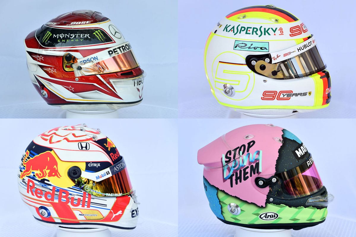 2019年 F1ドライバー ヘルメット