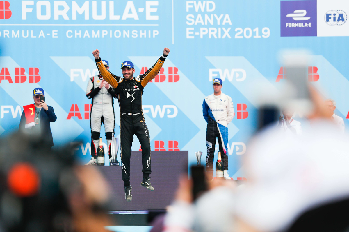 フォーミュラE | 三亜ePrix:ジャン・エリック・ベルニュの優勝が確定