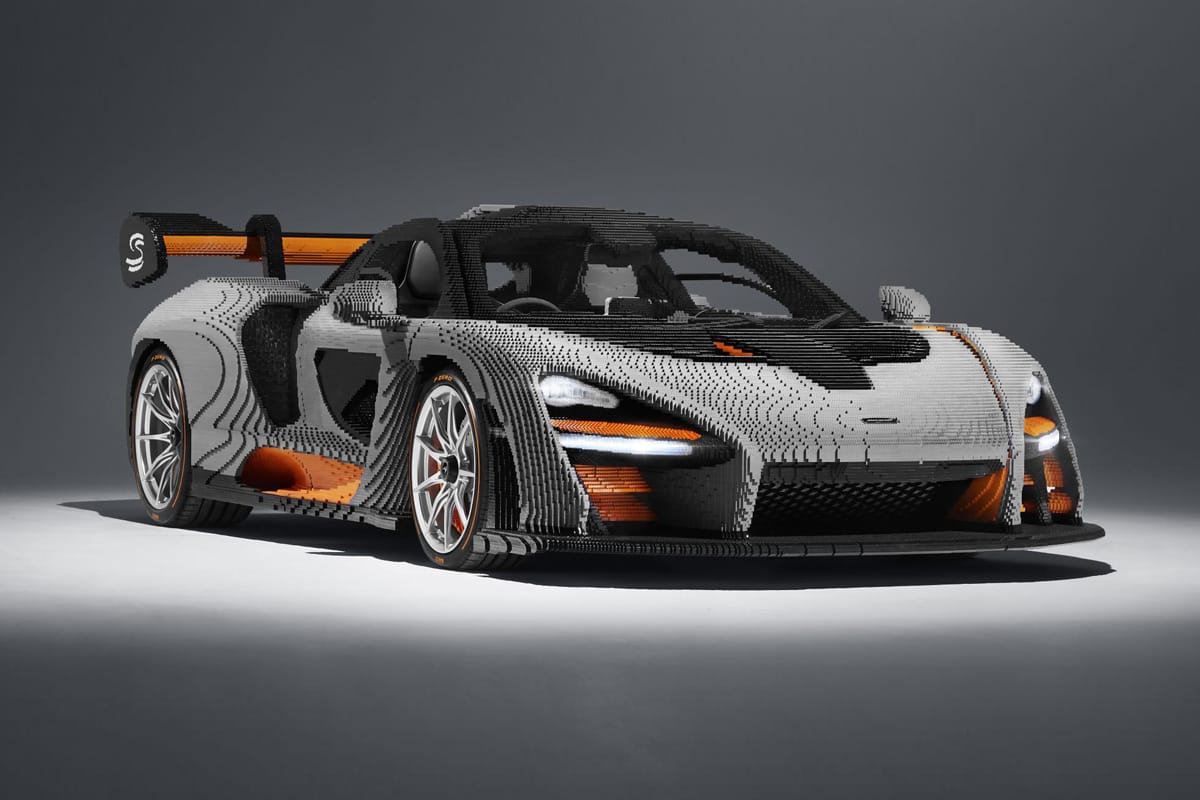 レゴで作られた実物大のマクラーレン・セナが登場