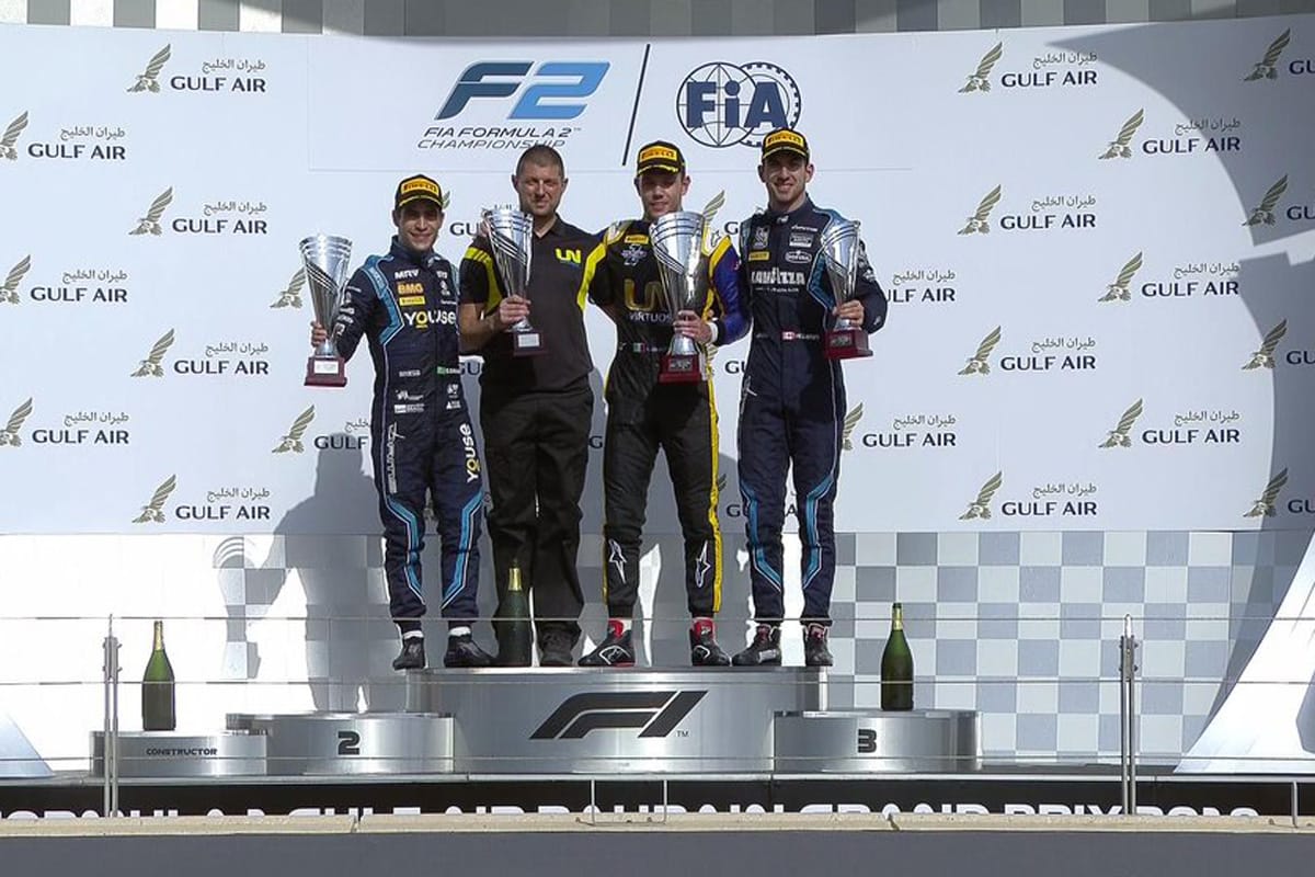 F2 バーレーン レース2結果 | ルカ・ギオットが優勝、松下信治は12位