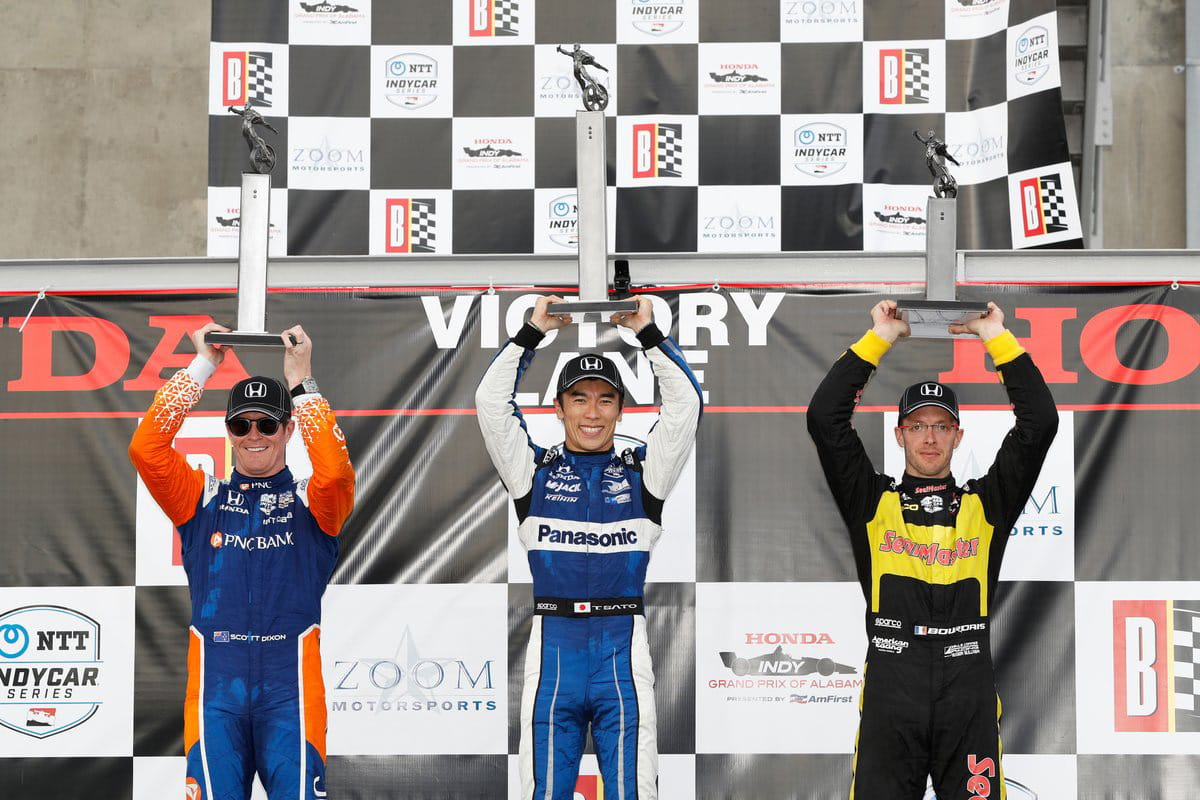 佐藤琢磨、日本人初のインディカーでポール・トゥ・ウィンを達成