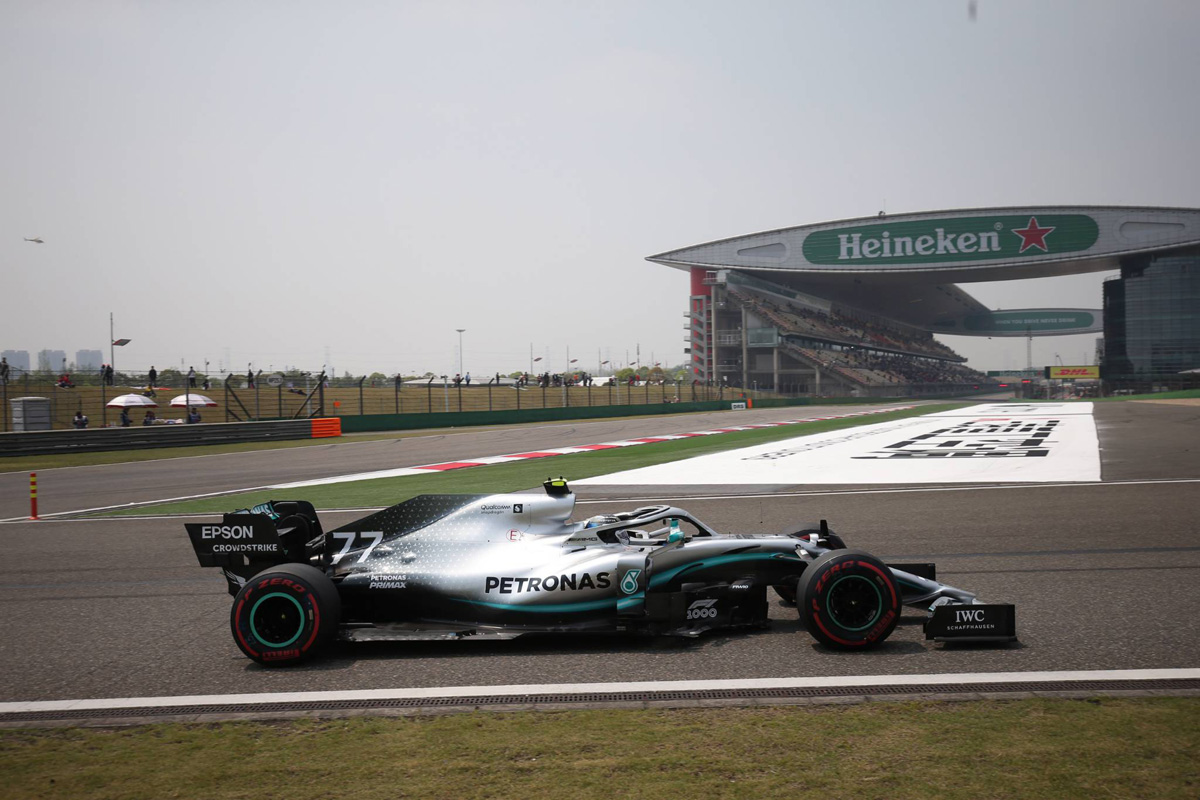 F1中国グランプリ FP3 結果：ボッタスがトップ、アルボンが大クラッシュ