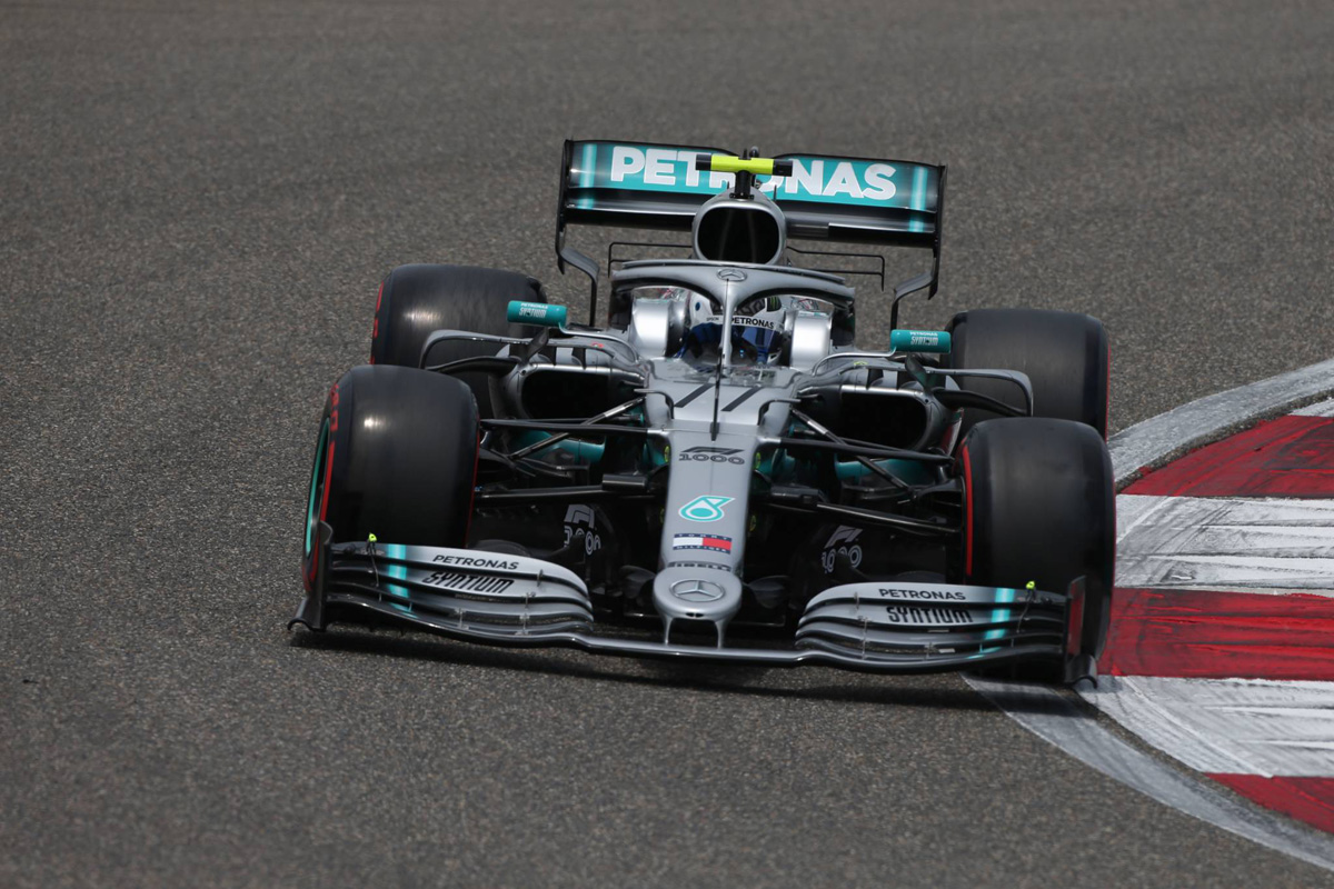 F1中国グランプリ 予選 結果:バルテリ・ボッタスが今季初ポール獲得