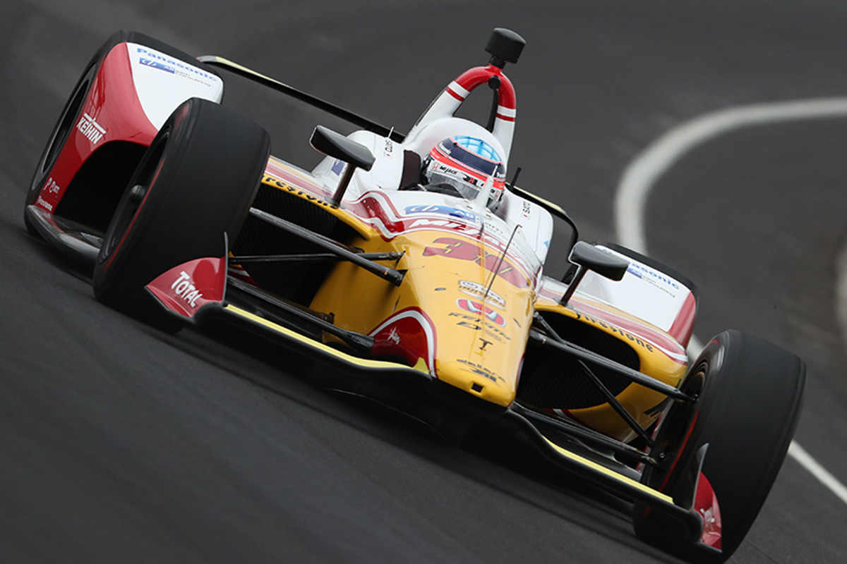 インディ500 公式テスト | 佐藤琢磨がトップスピードをマーク