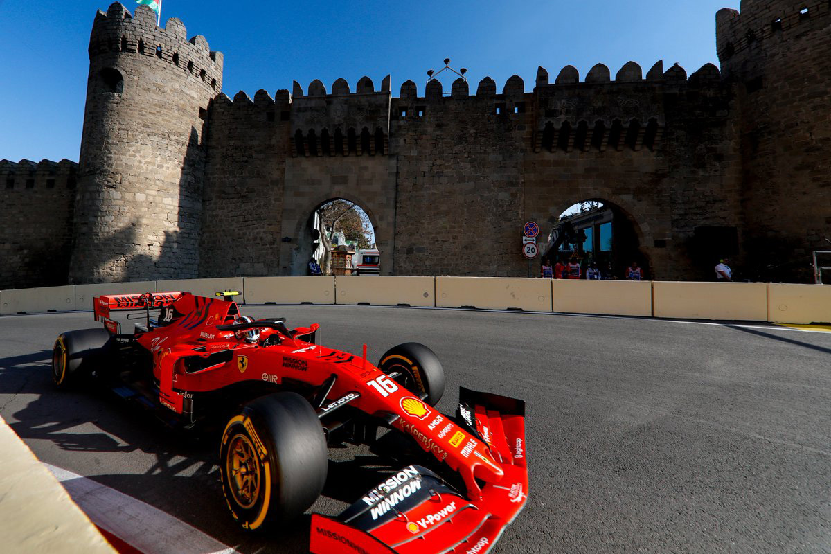 F1アゼルバイジャンGP FP2 結果：シャルル・ルクレールがトップタイム