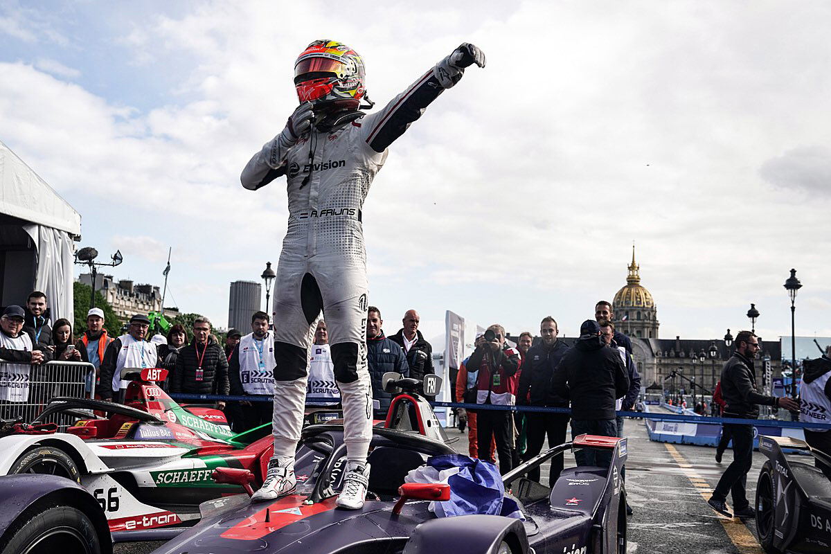 フォーミュラE | パリePrix 結果:ロビン・フラインスが初優勝