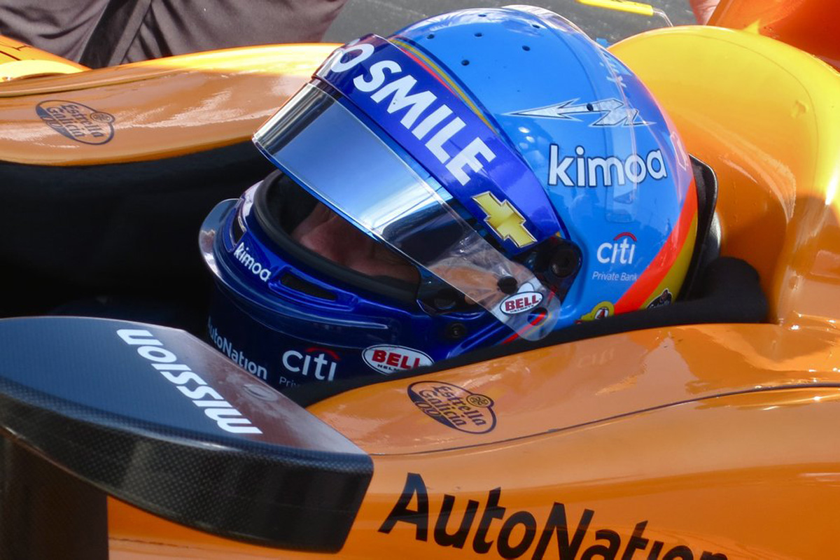 フェルナンド・アロンソ、インディ500プラクティス3日目は1周も走れず