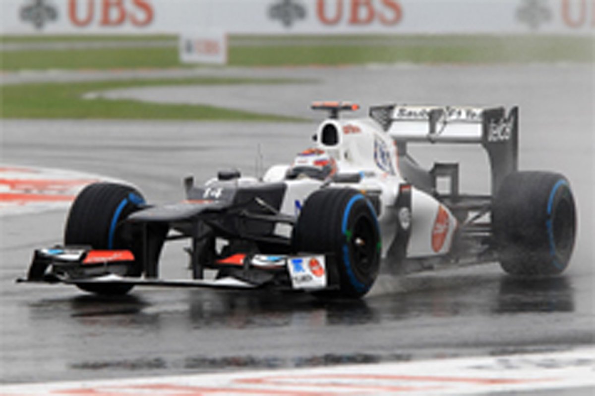 ザウバー:小林可夢偉は2番手 (F1イギリスGP 初日)