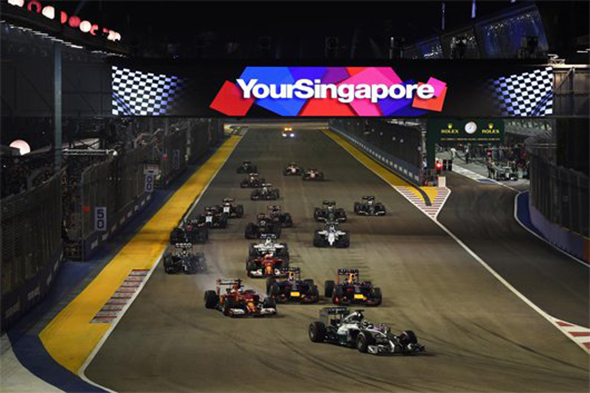 2015年 F1シンガポールGP テレビ放送時間&タイムスケジュール
