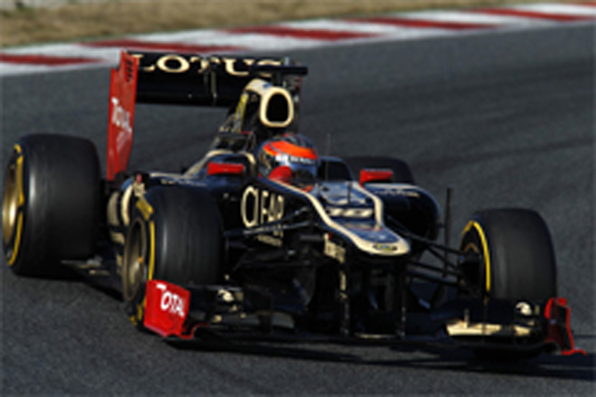 F1バルセロナテスト2日目：ロマン・グロージャンがトップタイム