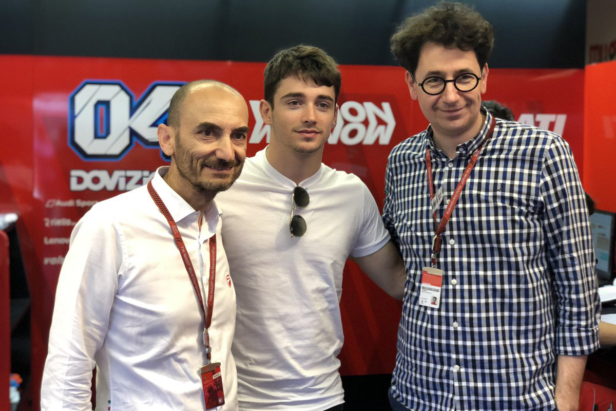 シャルル・ルクレール 「いつかMotoGPバイクをテストしてみたい」
