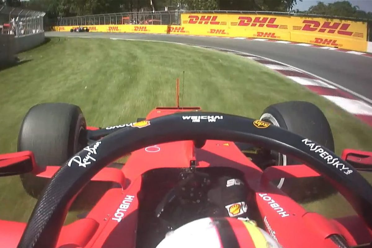 【動画】 ペナルティの対象となったベッテルのコースオフ / F1カナダGP