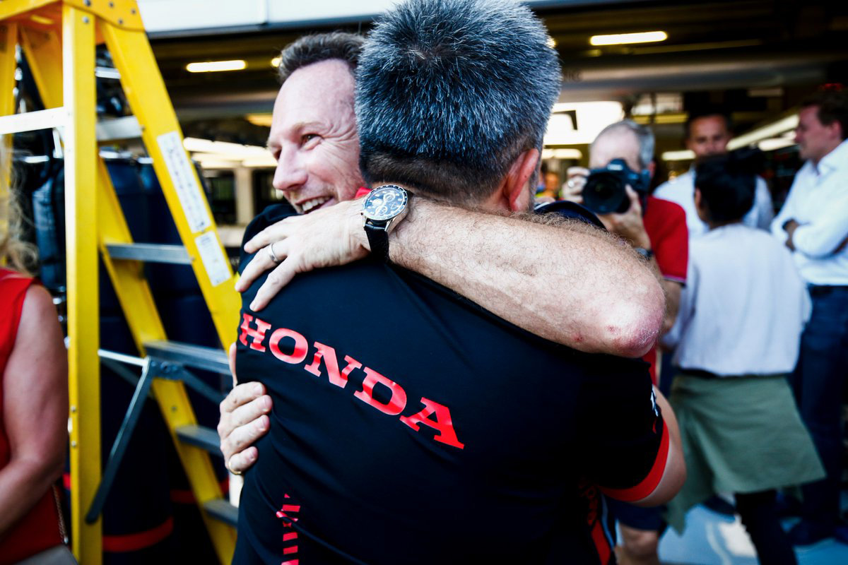 レッドブル 「オーストリアGPでの優勝はホンダF1の献身と決意のおかげ」