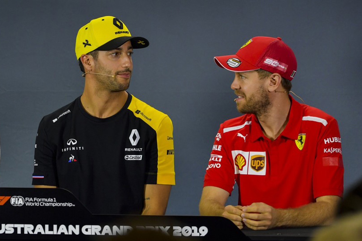 ダニエル・リカルド 「契約上、2020年のフェラーリ移籍は難しい」