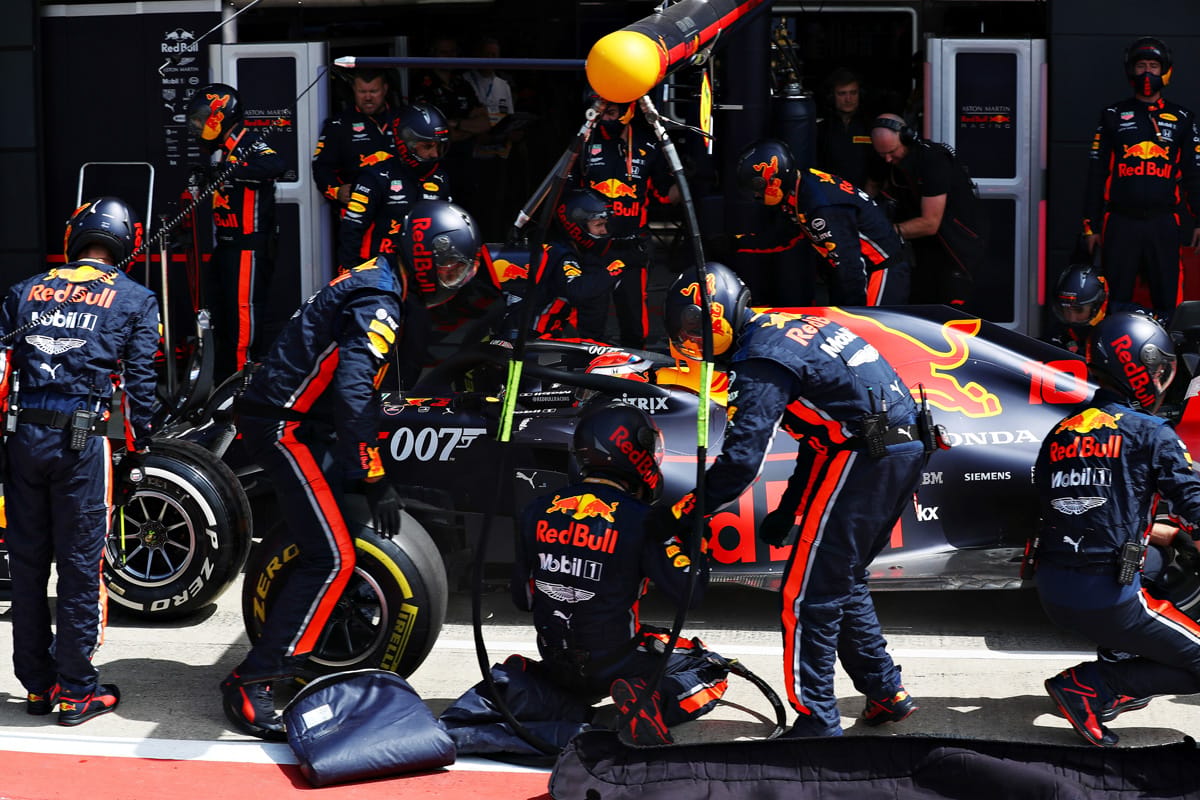 レッドブル・ホンダ、F1最速ピットストップ“1.91秒”を記録 / イギリスGP