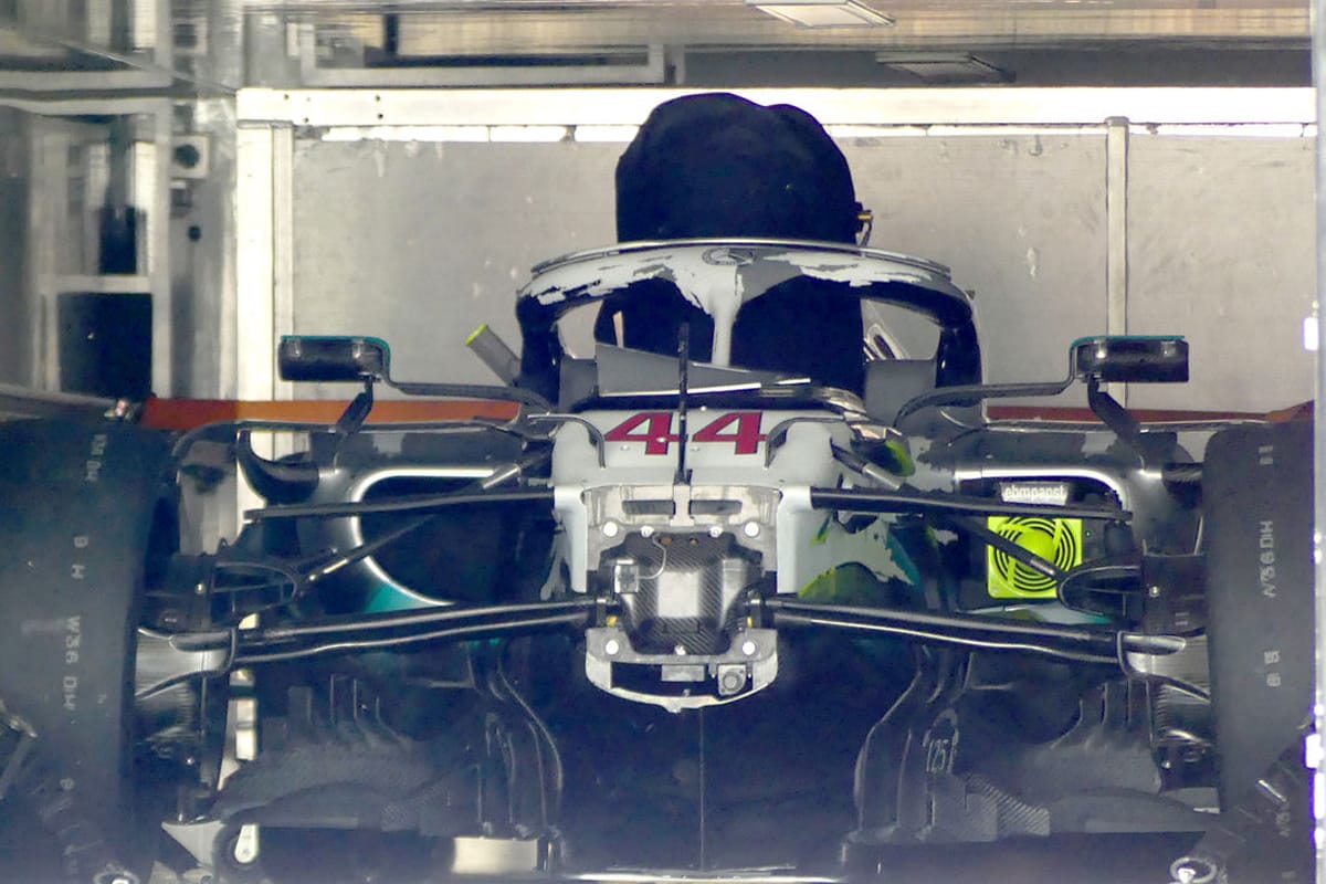 メルセデス、F1ドイツGPに多数の空力アップグレードを投入