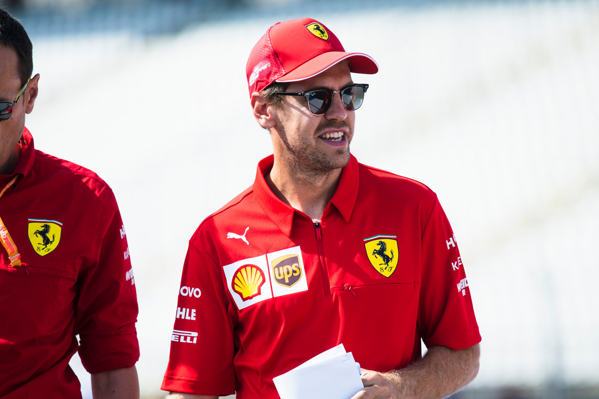 セバスチャン・ベッテル 「フェラーリで走ることが重荷にはなっていない」