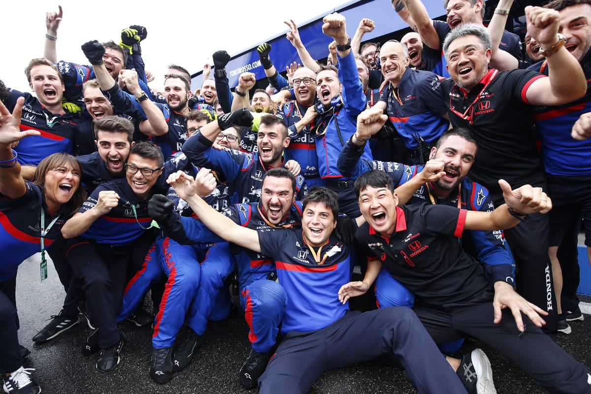 ホンダF1 本橋正充、トロロッソ・ホンダ初表彰台に歓喜「苦労してきた」