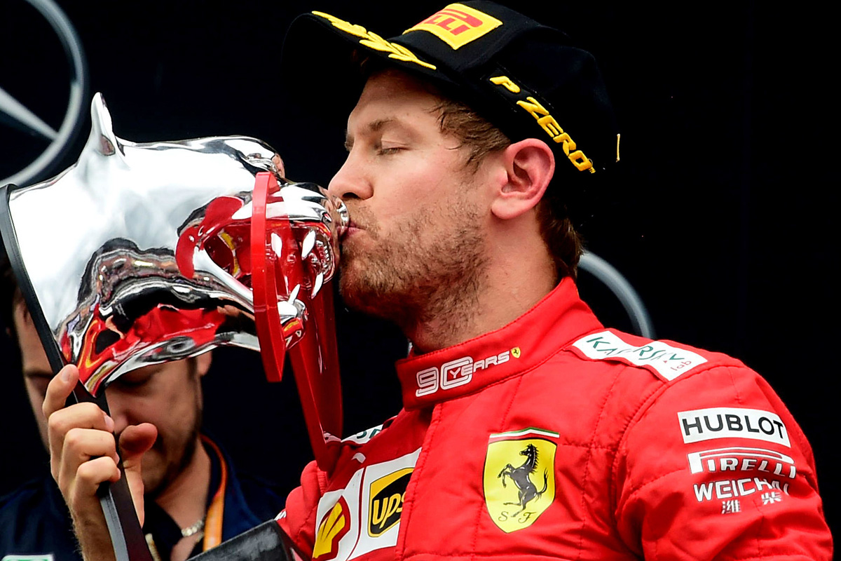 フェラーリ、セバチャン・ベッテルが最後尾から2位表彰台 / ドイツGP