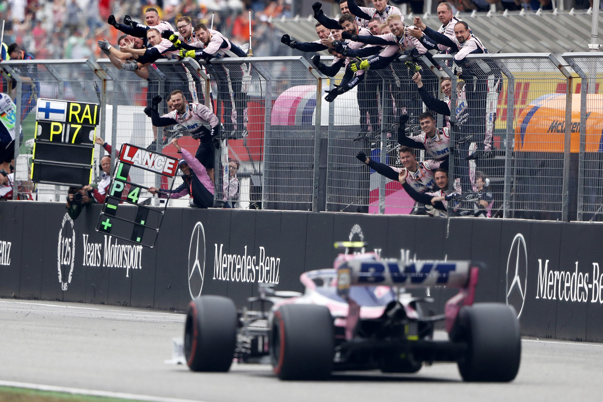 レーシングポイント、ランス・ストロールが4位入賞 / ドイツGP