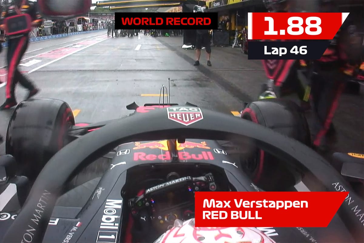 【動画】 レッドブル・ホンダ、F1最速ピットストップ“1.88秒”を記録
