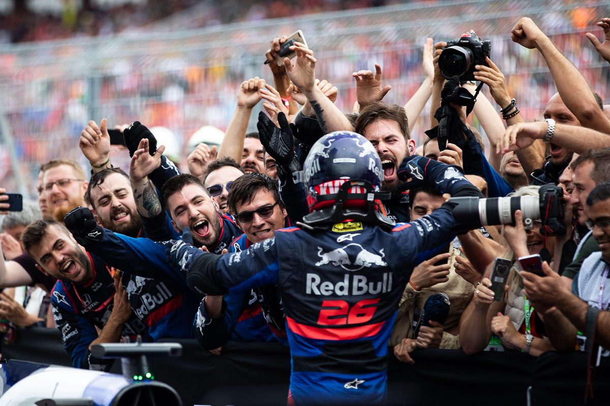 トロロッソ・ホンダ、ダニール・クビアトが3位表彰台 / ドイツGP