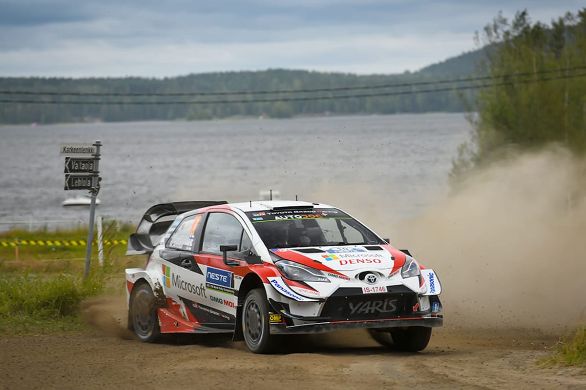 WRC | ラリー・フィンランド 2日目:トヨタのラトバラが首位に浮上
