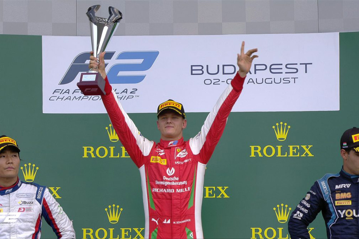 ミック・シューマッハ、待望のF2初優勝 / ハンガリー大会 レース2