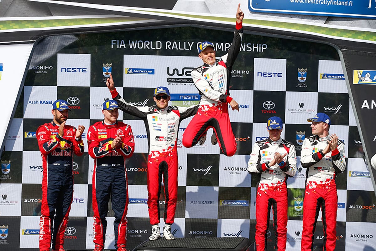 WRC | ラリー・フィンランド:トヨタのタナックが2年連続優勝