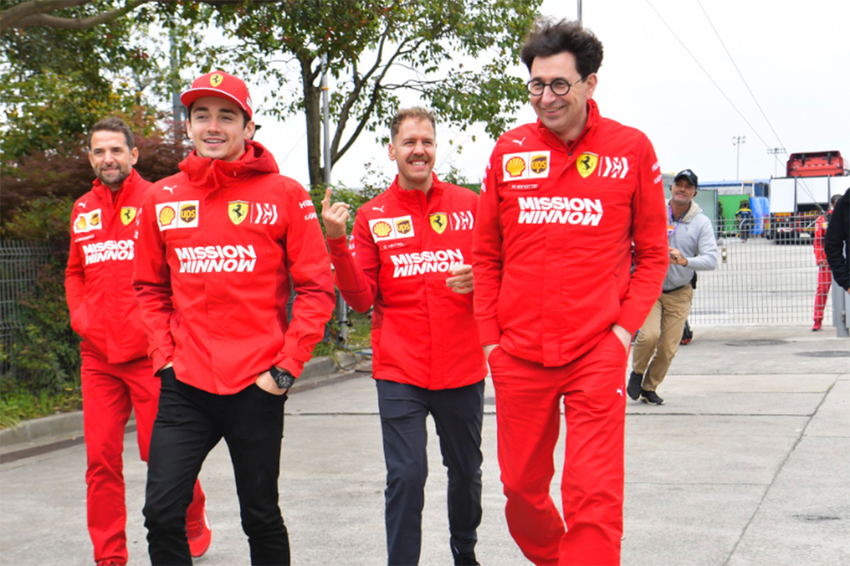 セバスチャン・ベッテル、フェラーリF1のチーム代表ビノットを擁護