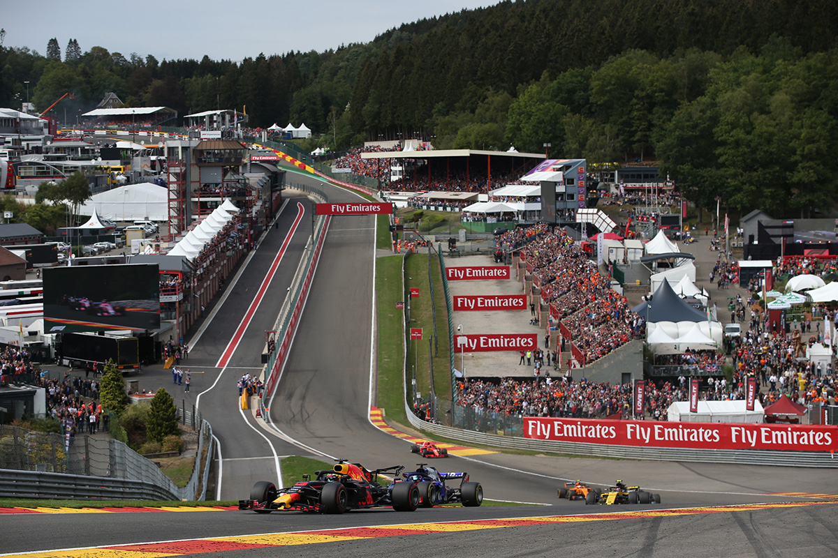 2019年 F1ベルギーGP テレビ放送時間＆タイムスケジュール