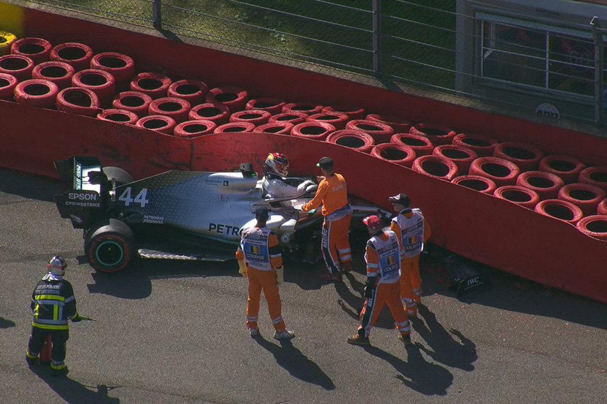 【速報】 2019年 F1ベルギーGP FP3 結果 / ハミルトンが大クラッシュ