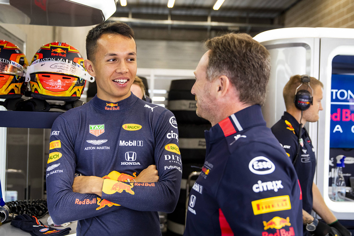 レッドブル・ホンダ「アルボンは初走行で本当に良い仕事をした」