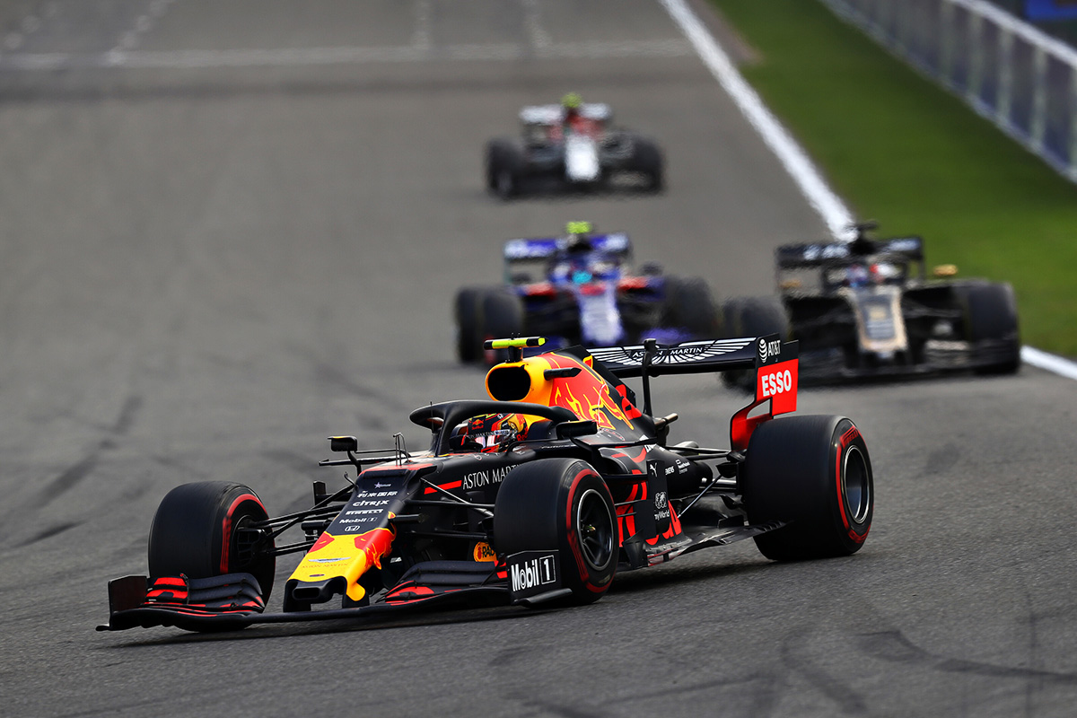 レッドブル・ホンダ、F1ベルギーGPは両ドライバーとも“スペック2”を使用