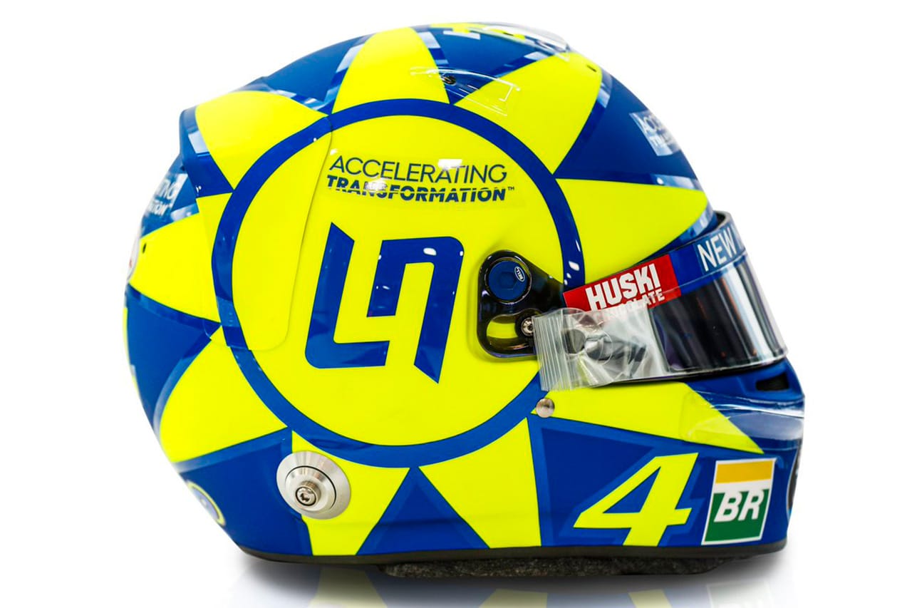 ランド・ノリス、F1イタリアGPで“バレンティー・ロッシ仕様”のヘルメット