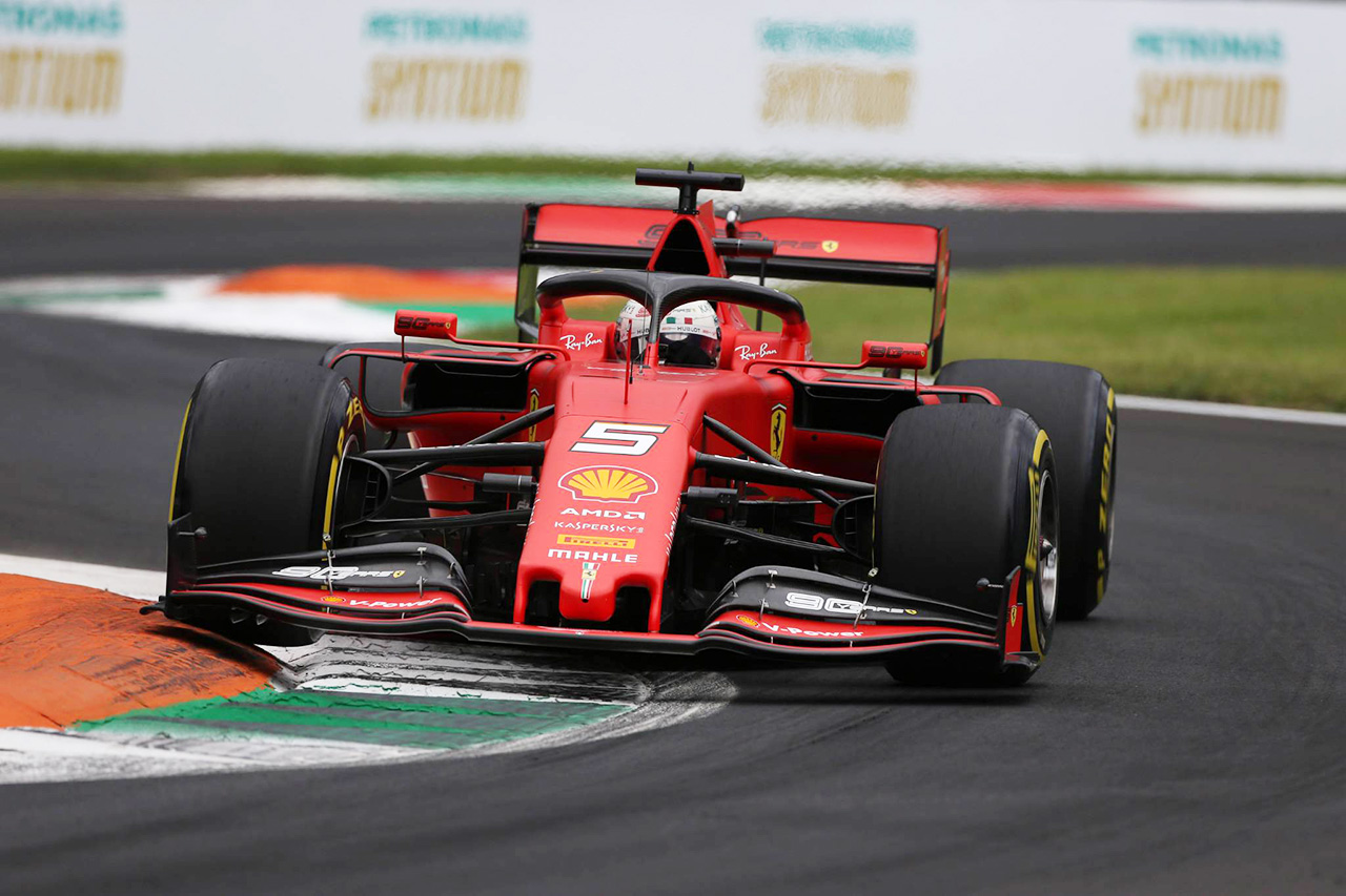 F1イタリアGP フリー走行3回目 | セバスチャン・ベッテルがトップタイム