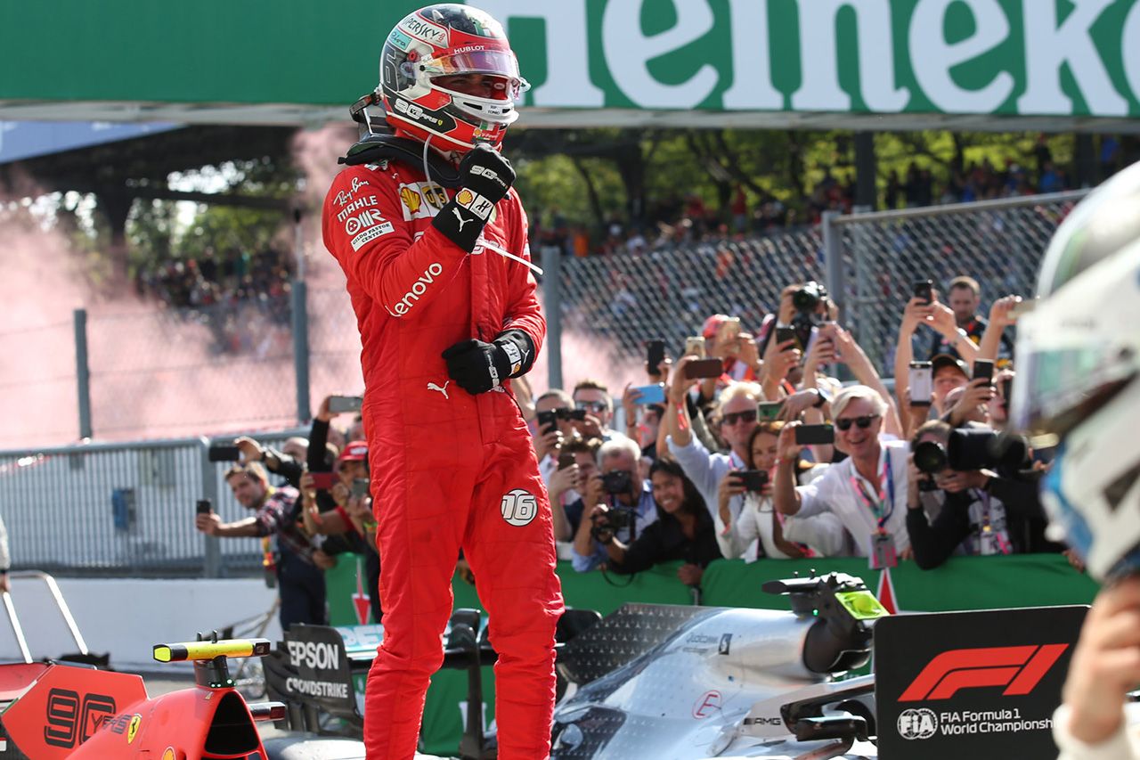 F1イタリアGP 結果 | ルクレールがフェラーリの聖地モンツァで優勝!