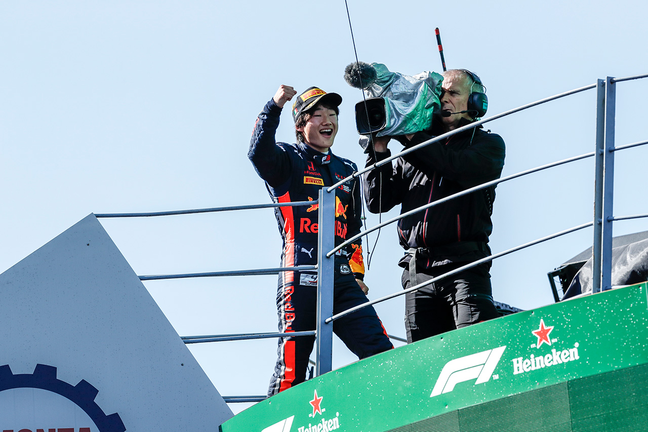 角田裕毅、FIA-F3で初優勝 「初優勝は素直にうれしい」