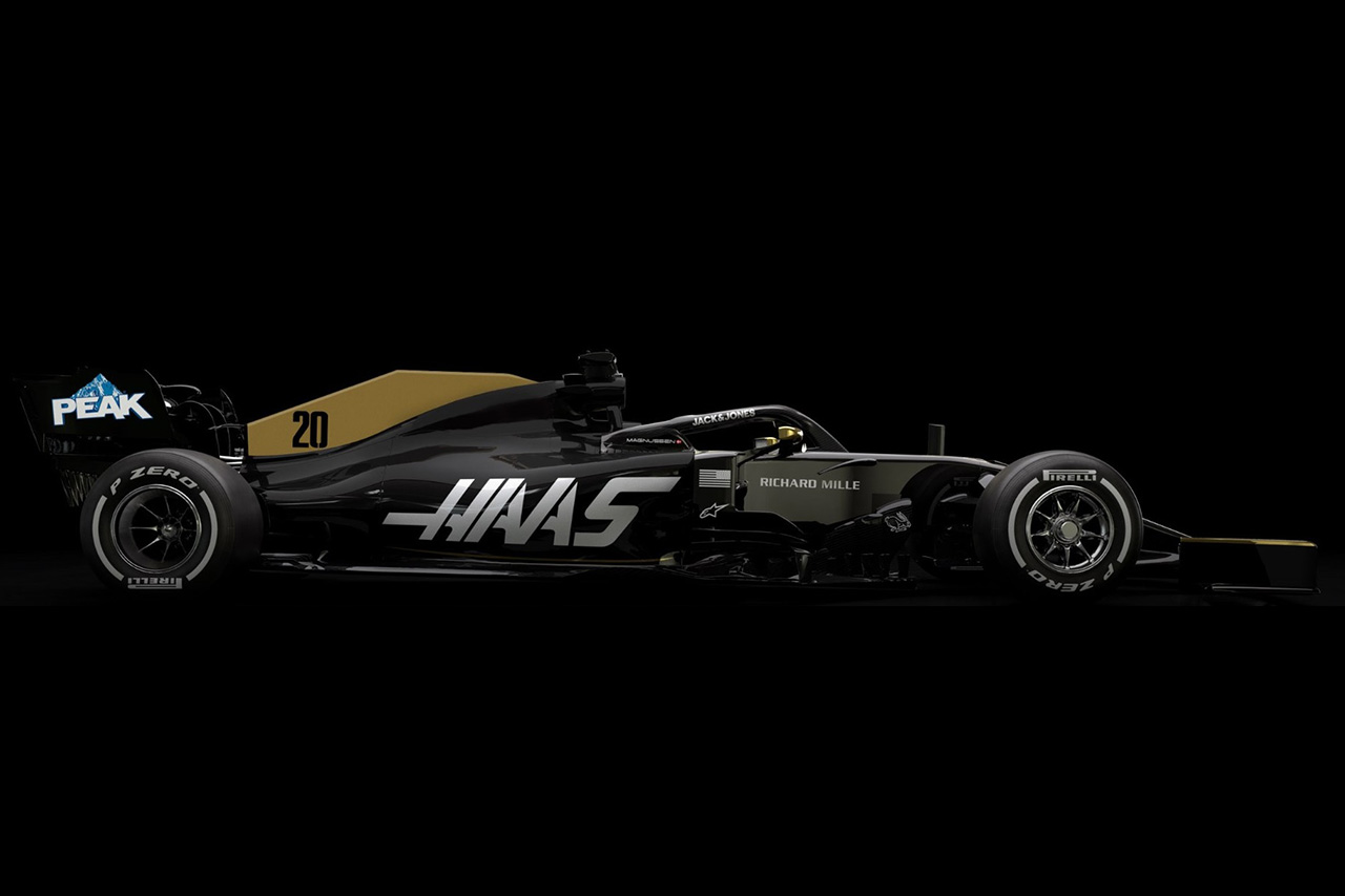 ハースF1チーム、ブラック＆ゴールドのカラーリングを継続へ