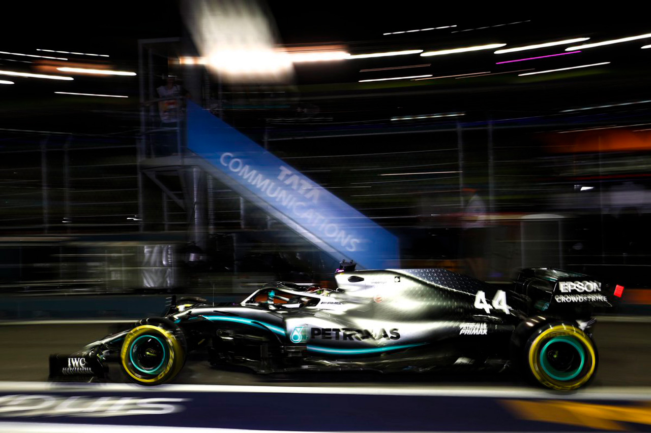 F1シンガポールGP フリー走行2回目 | ルイス・ハミルトンがトップタイム