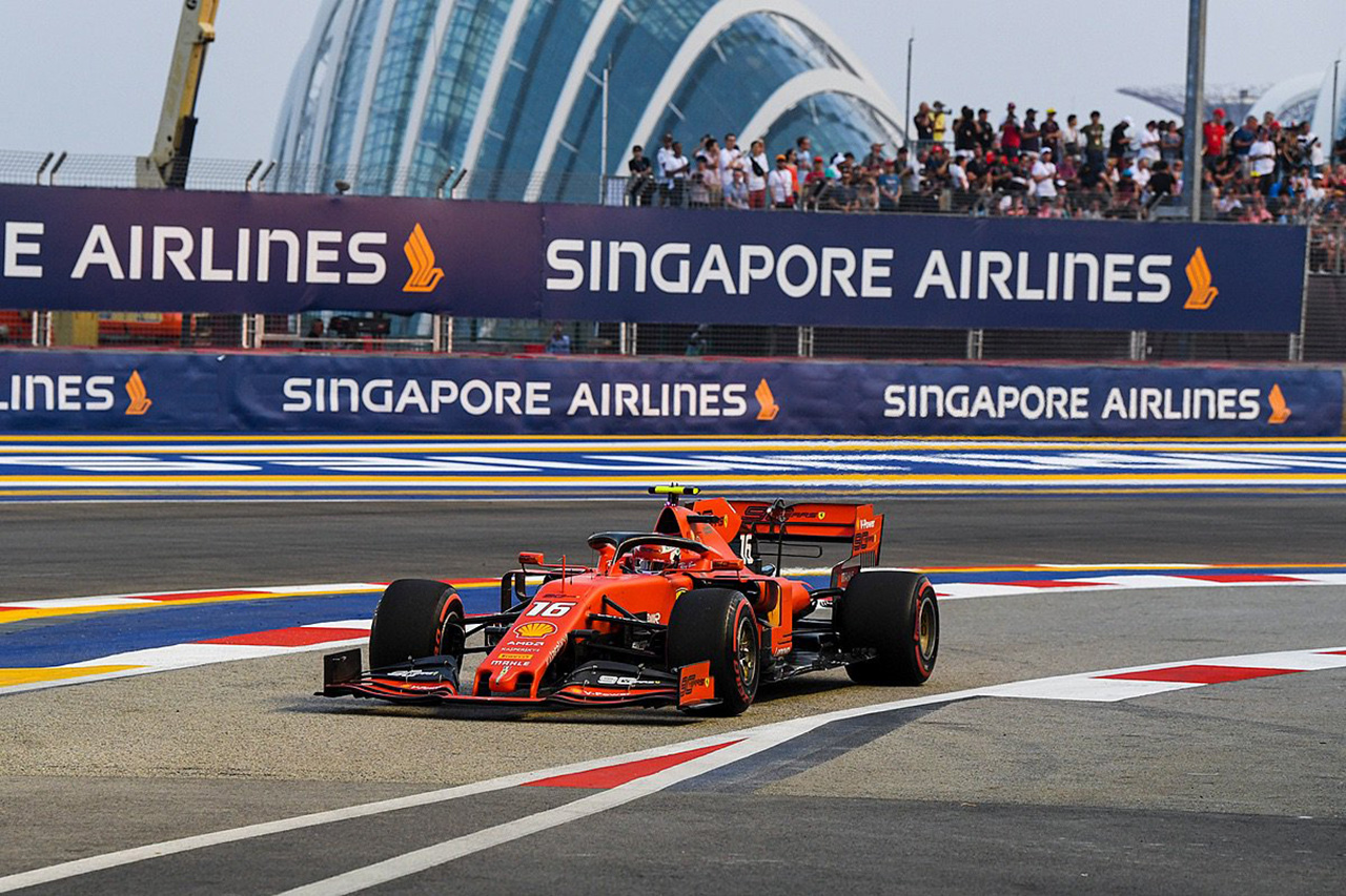 F1シンガポールGP フリー走行3回目 | シャルル・ルクレールがトップ