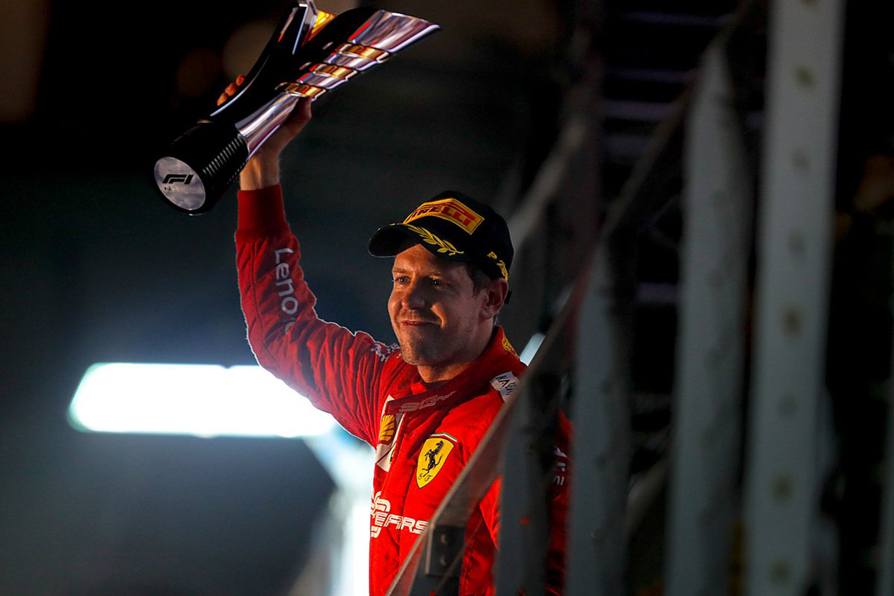 セバスチャン・ベッテル、待望の今季初優勝「素晴らしいレースだった」