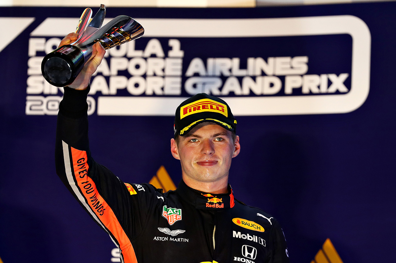 レッドブル・ホンダ、フェルスタッペンが3位表彰台 / F1シンガポールGP