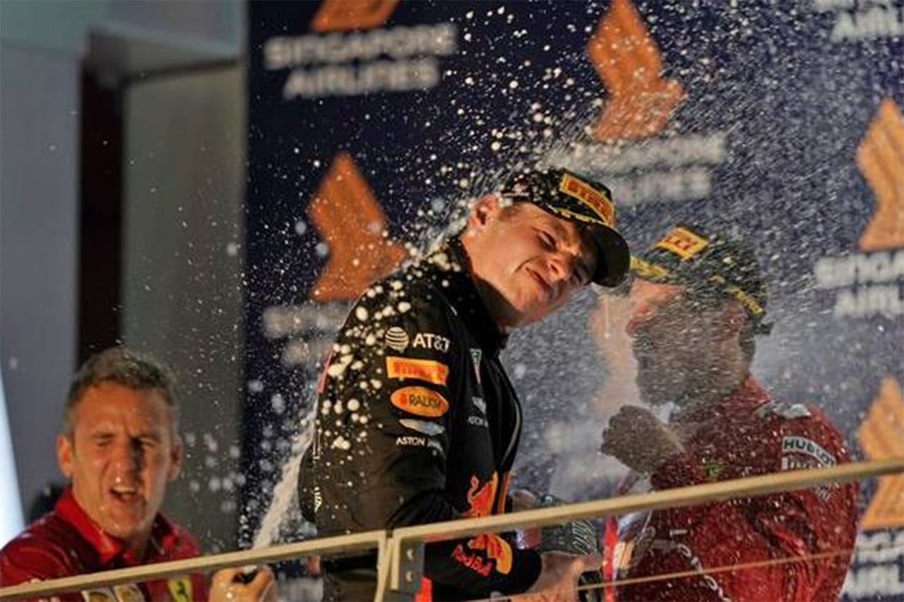 フェルスタッペン 「ベッテルの勝利はレッドブルのおかげでもある」