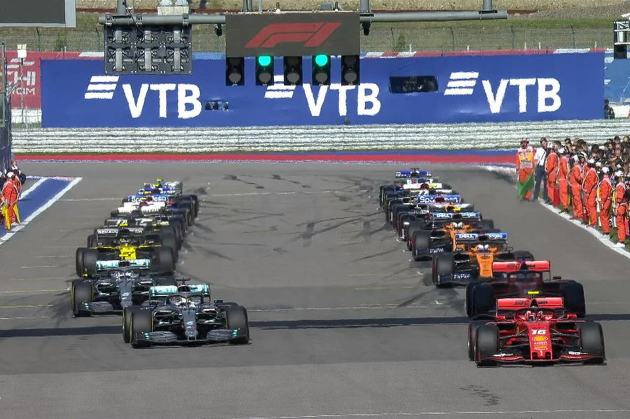 【速報】 F1ロシアGP 決勝 結果:ルイス・ハミルトンが優勝