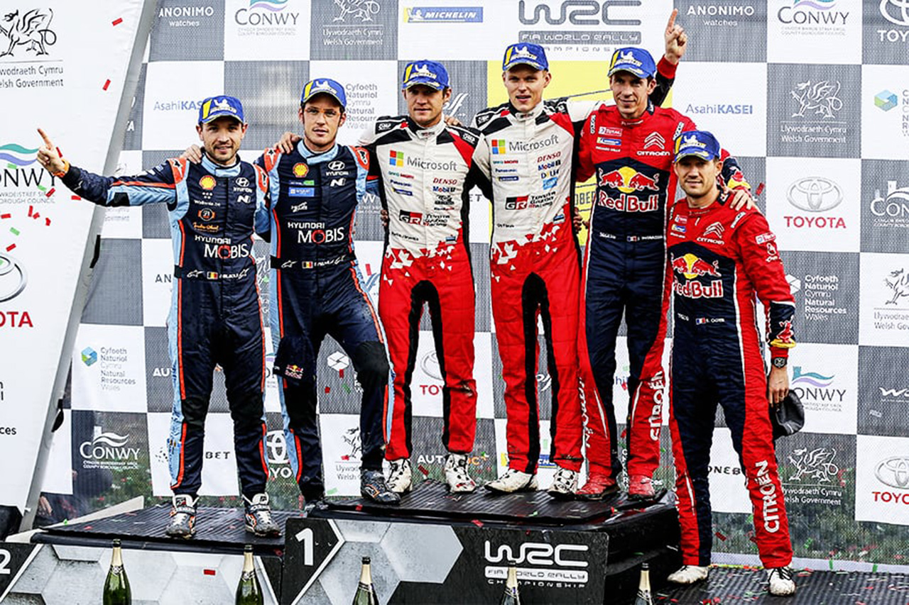 WRC 第12戦 ラリー・グレートブリテン:タナックが完全制覇で今季6勝目