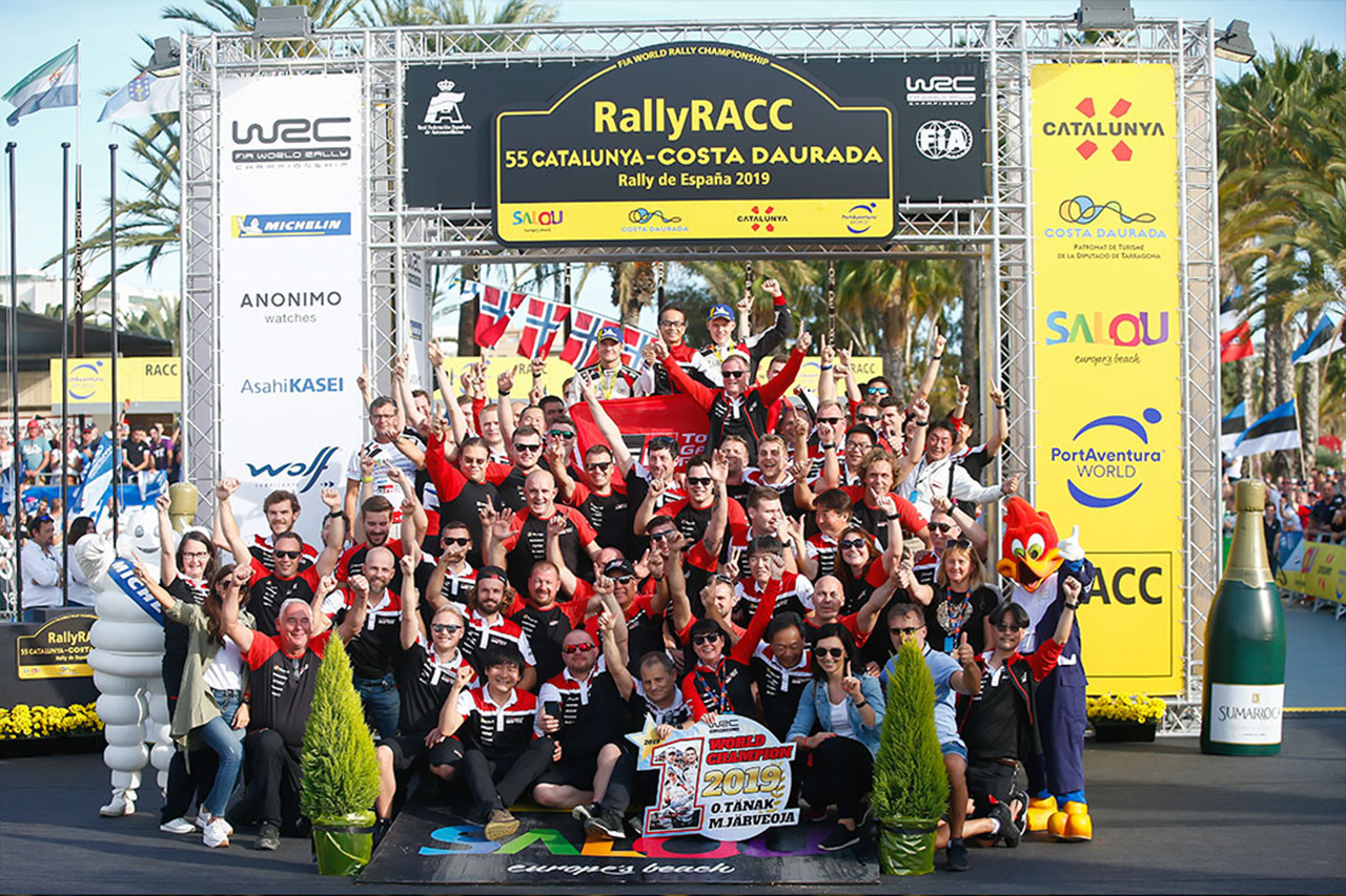 WRC ラリー・スペイン | トヨタのタナックがドライバー王者に輝く
